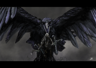 In DS1, you use Snuggly the Crow's mother to transport from the Undead Asylum to Firelink Shrine and vice versa, and since she's a regular, non-human half-breed monster girl, it only stands to reason that Snuggly is just normal a crow that will get really big and can talk, dood. Monster girls have gained huge traction recently, so making DS3's Snuggly a monster girl is probably just part of the fad.